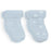 Kushies Sock Terry Ice Soild /Star 3-6m 2pk