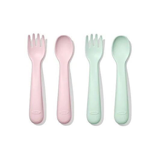 Oxo Plastic Fork & Spoon - Opal&Blossom