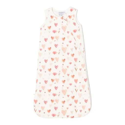 Coccoli Model 1.5Togs Sleepsack - Heart On Cream