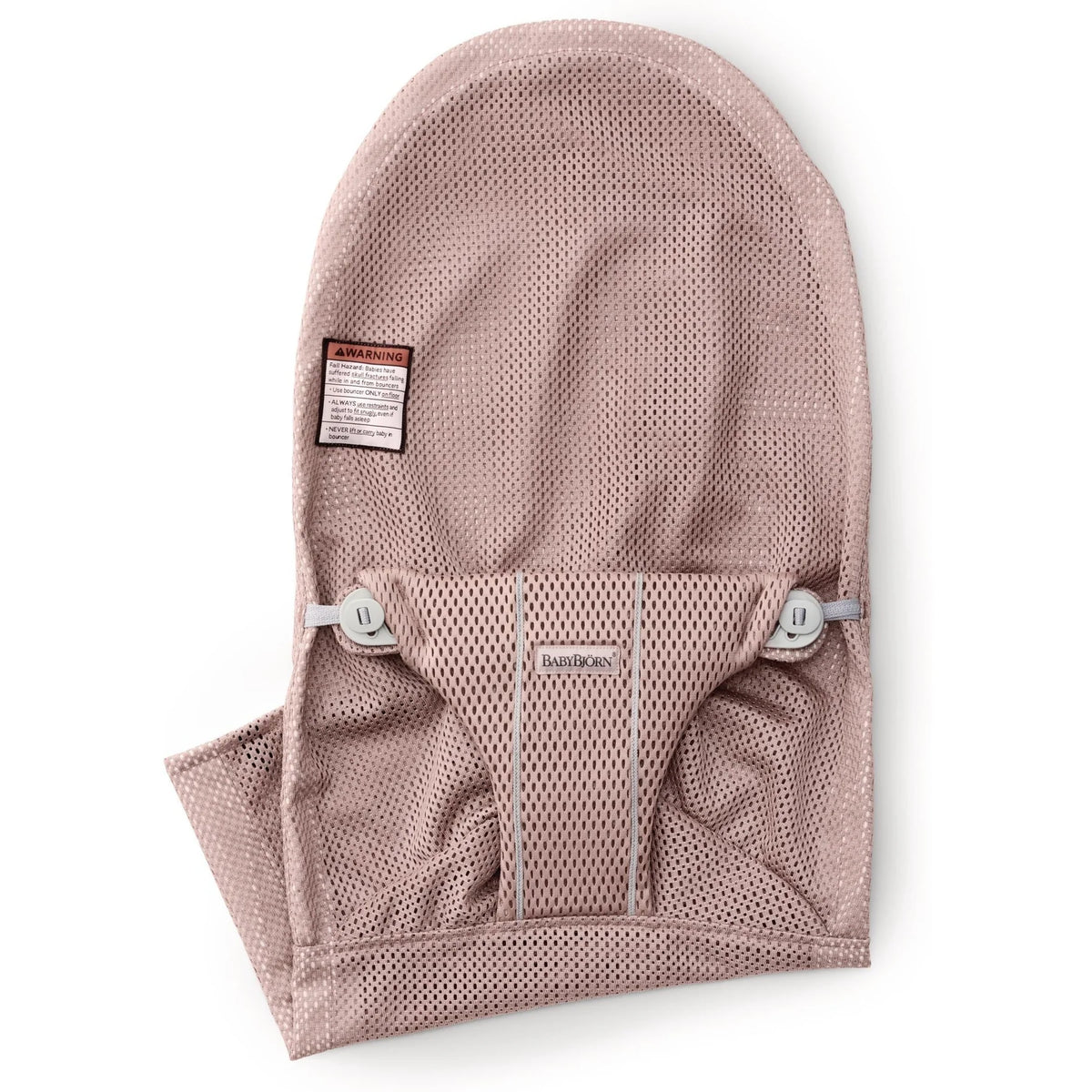 Baby Bjorn Fabric Seat For Bouncer Mesh Dusty Pink 012108US