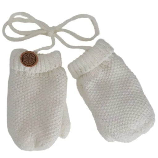 Calikids Knit Soft Touch Mitten - Snow