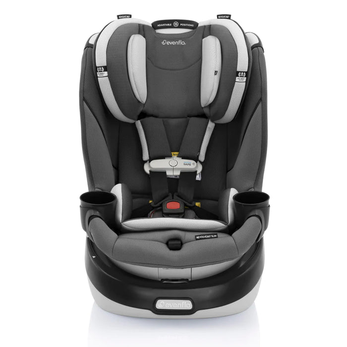 Evenflo GOLD Revolve360 SLIM 2-in-1 Car Seat w/ Sensorsafe - Pearl