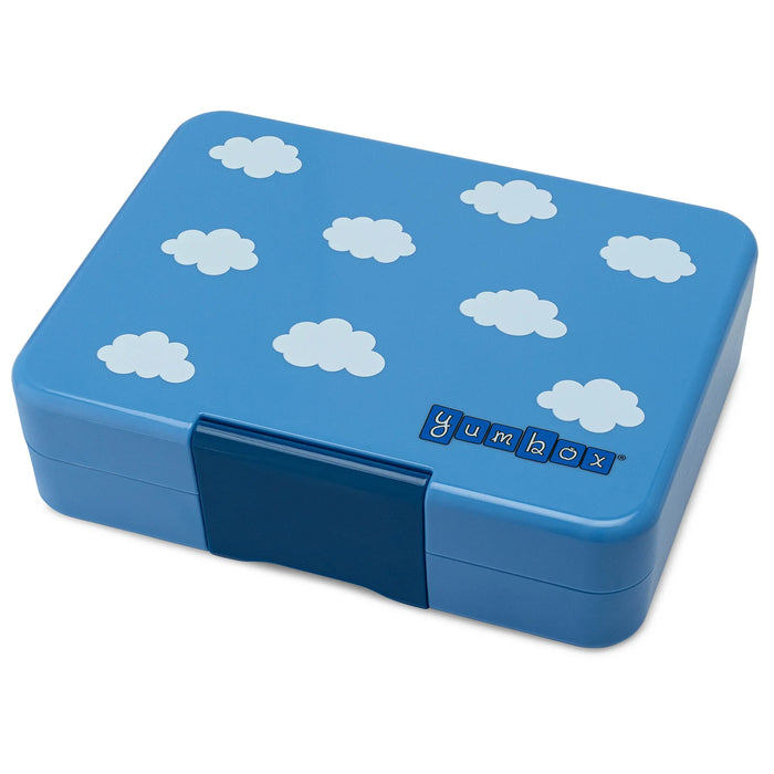 Yumbox Snack 3 - Sky Blue with Cloud Lid