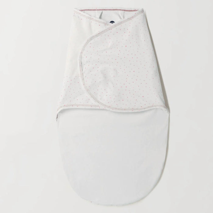 Nested Bean Swaddle Classic - Stardust Pink 0-6M