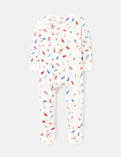 Joules Peter Rabbit Zippy - White Leaves Peter 212495