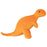 Manhattan Toys Velveteen Dino Growly Orange 159480