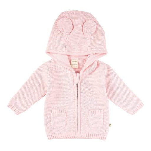 Tiny Twig Knitted Hoodie - Soft Pink TTW20