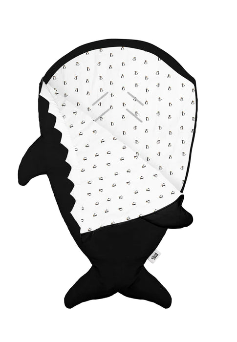 Baby bites shark sleeping bag hotsell