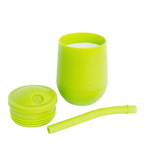  ezpz Tiny Cup (Lime) - 100% Silicone Training Cup for Infants -  6 months + - Designed by a Pediatric Feeding Specialist - Baby-led Weaning  Essentials & Baby Gifts : Baby