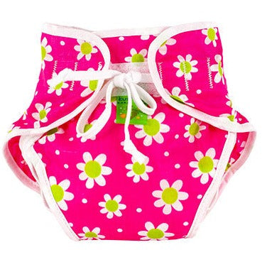 Kushies Swimsuit Diaper X-Large - Pink Flower