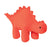 Manhattan Toys Velveteen Dino Gummy Stegosaurus Coral 159470