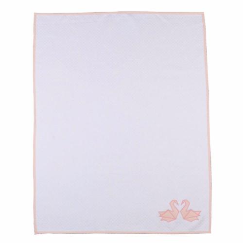 Lolli Living Diamond Matelasse Blanket Paper Swan 203198