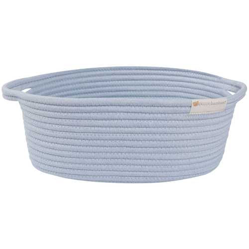 Piccolo Bambino Cotton Rope Basket Large Blue PB916BY