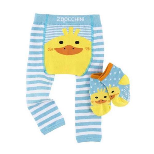 Zoocchini Legging & Sock Set - Puddles the Duck