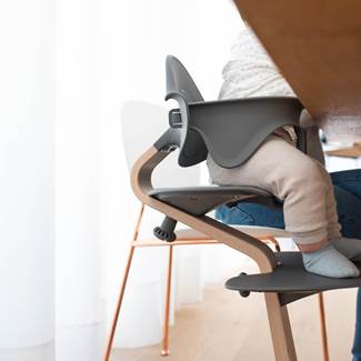 Nomi High Chair Bundle - Grey Natural