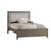Natart Ithaca Double Bed 54" with Weave Upholstery - Sugar Cane/Fog (MARKHAM INSTORE PICK-UP ONLY)
