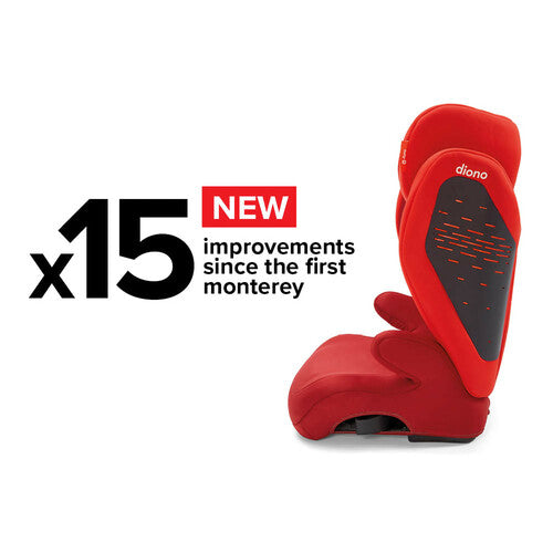 Diono Monterey 4DXT Latch Booster Seat - Red 10833