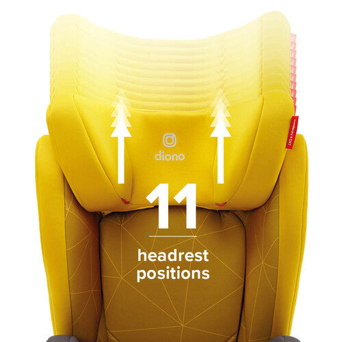 Diono Monterey 4DXT Latch Booster Seat - Yellow Sulphur 10836