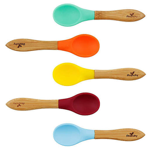 Avanchy Bamboo Silicone Spoon Baby No Pink