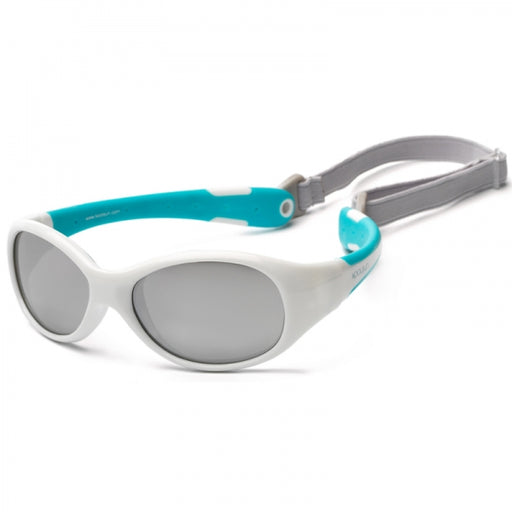 Koolsun Flex Sunglasses 0+ - White Aqua