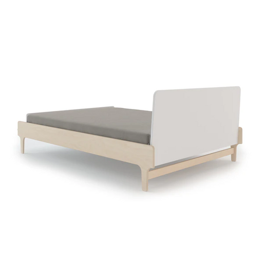 Oeuf River Full Bed - White/Birch  (MARKHAM STORE PICKUP ONLY)