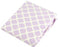 Ben & Noa Fitted Crib Sheet - Lilac Lattice