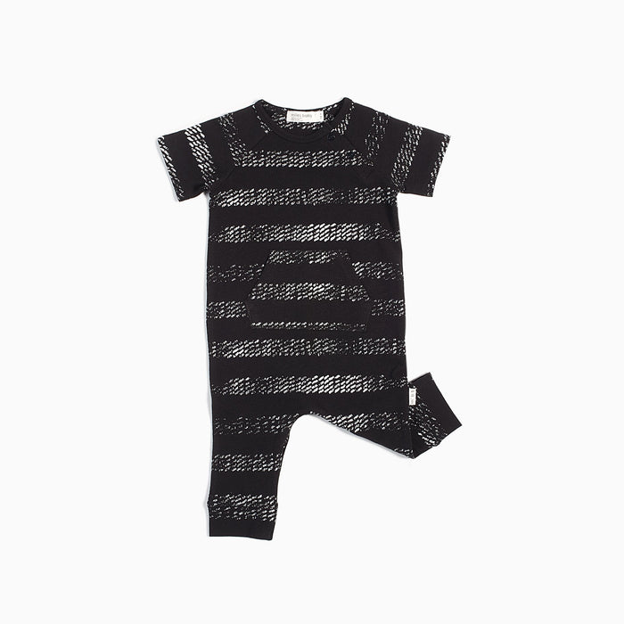 Miles Baby Baby Playsuit Knit Black 19SM