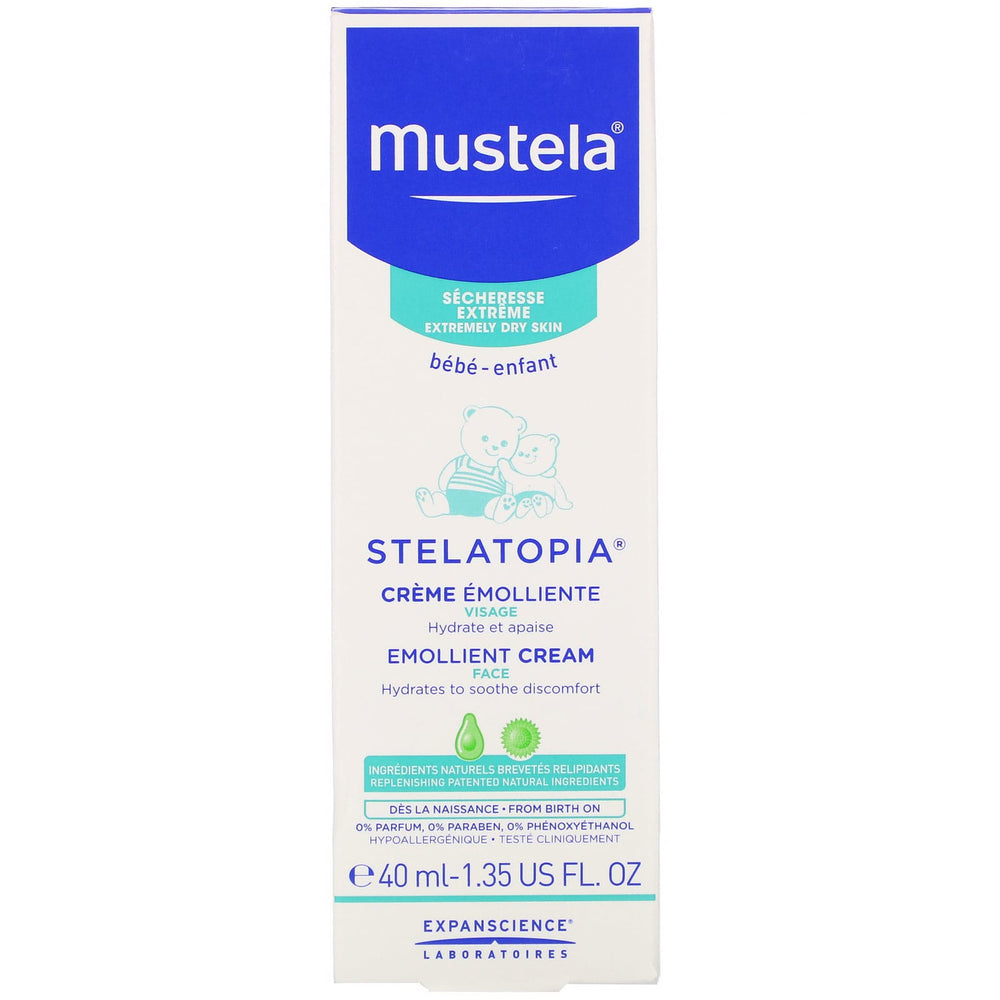 Mustela Stelatopia Emollient Face Cream - 40ml