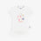 Souris Mini White Bodysuit T-Shirt - Pink Pattern S21L3003L-12