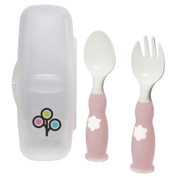 Zoli Fork & Spoon Set - Blush