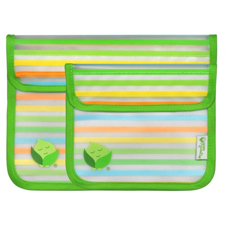 Green Sprouts On the Go Reusable Snack Bag - 2 Pack - Green