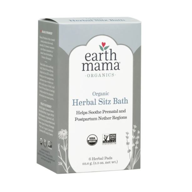 Earth Mama Organic Herbal Sitz Bath - 6 Pads