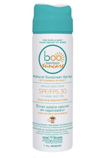 Boo Bamboo Baby Sunscreen Mini Spray SPF30 50g 606816