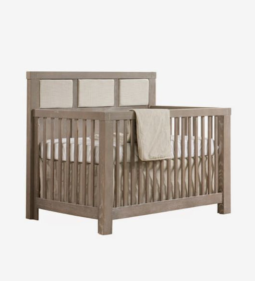 Natart Juvenile Rustico Convertible Crib with Upholstered Panel 15005P (MARKHAM INSTORE PICK-UP ONLY)