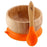 Avanchy Bamboo Suction Baby Bowl + Spoon - orange