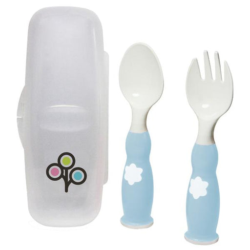 Zoli Fork & Spoon Set - Mist Blue