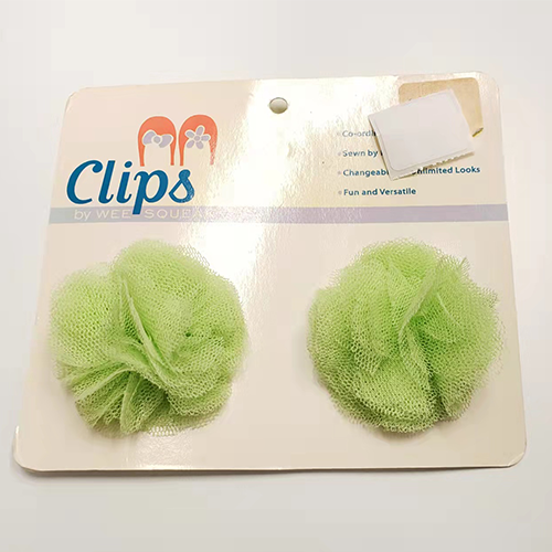 Wee Squeak Clips for Shoes & Hair - Green