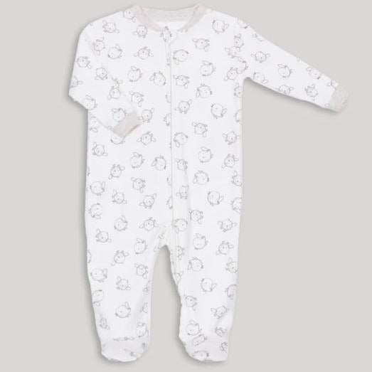 Snugabye Dream Zip Front Footed Sleeper - Birds 26390