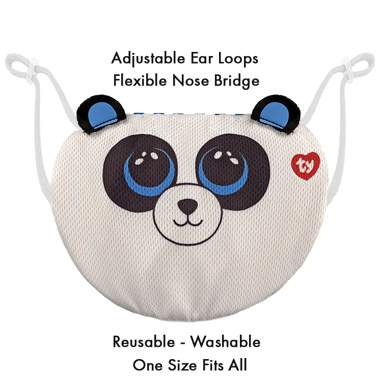 TY Beanie Bee Mask - Bamboo Panda