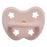 Hevea Pacifier Orthodontic Powder Pink 0-3M