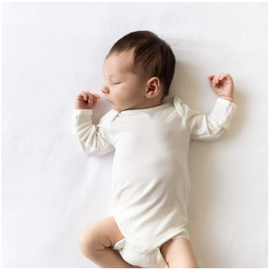 Kyte Baby Long Sleeve Bodysuit - Cloud
