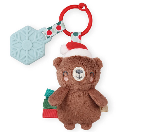 Itzy Ritzy Holiday Bear Pal Plush + Teether