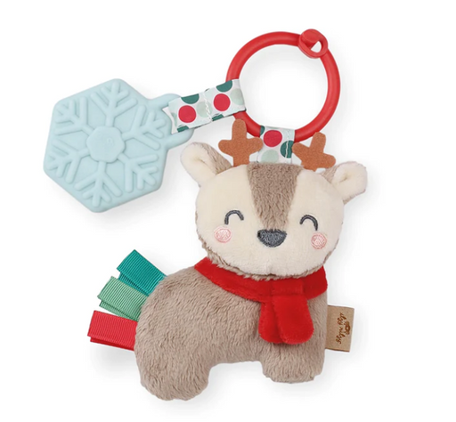Itzy Ritzy Holiday Reindeer Pal Plush + Teether