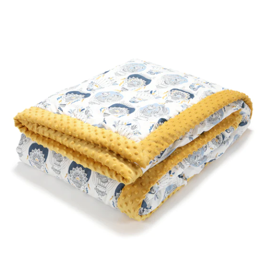 La Millou Adult XXL Blanket 200*220cm - Cappadocia Sky/Honey