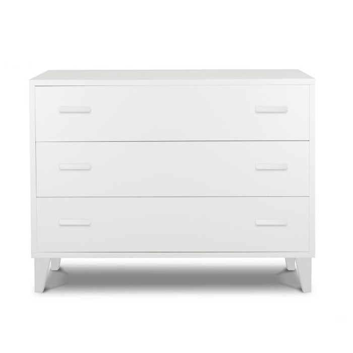 Pali Caravaggio 3 Drawer Dresser | Made in Italy - White (MARKHAM STORE PICKUP ONLY)