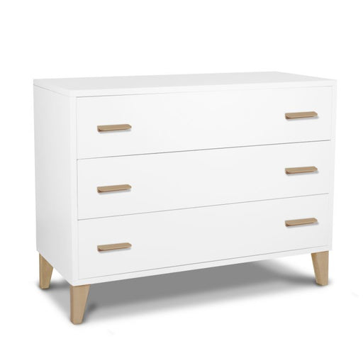 Pali Caravaggio 3 Drawer Dresser | Made in Italy - White/Natural (MARKHAM STORE PICKUP ONLY)