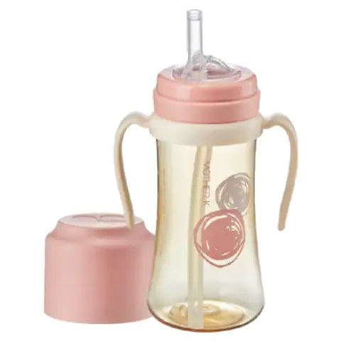 Mother-K PPSU Straw Cup 300ml - Pink
