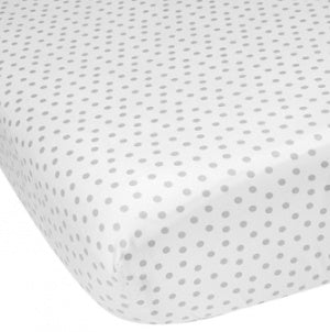 CoCalo Collection Dottie Fitted Sheet - Julian Grey