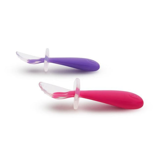 Munchkin Gentle Scoop Spoons Pink/Purple 2pk