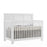 Natart Rustico Convertible Crib with Upholstered Panel - Talc Linen Weave/White (MARKHAM STORE PICKUP ONLY)